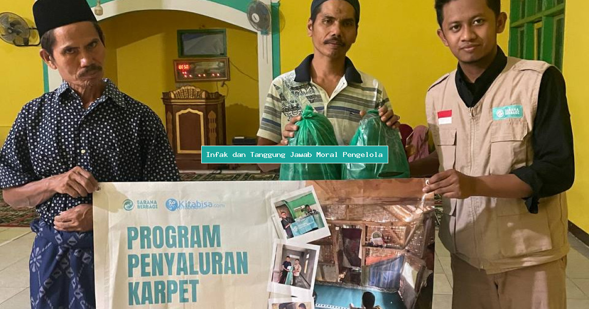 Infak dan Tanggung Jawab Moral Pengelola